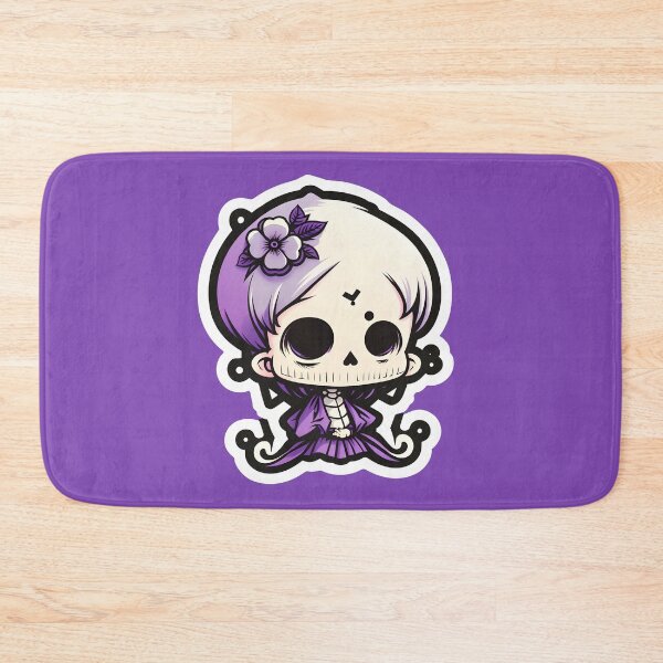 Item preview, Cute Chibi Skeleton SkullGirl designed and sold by RoboRembrandt.