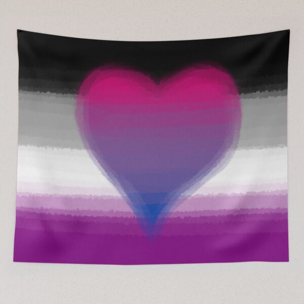 Item preview, Watercolor Asexual Biromantic Pride Flag designed and sold by Sum-Thangs.