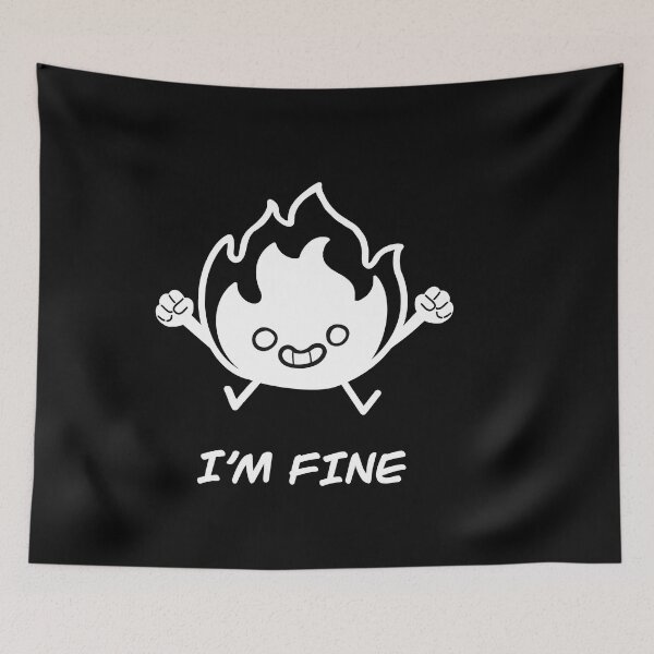 Item preview, I'm Fine - white designed and sold by MalaloStudio.