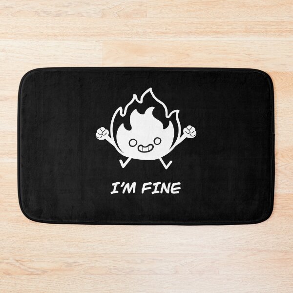 Item preview, I'm Fine - white designed and sold by MalaloStudio.