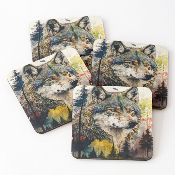 Item preview, Wooded Wolf designed and sold by Dawn van Doorn.