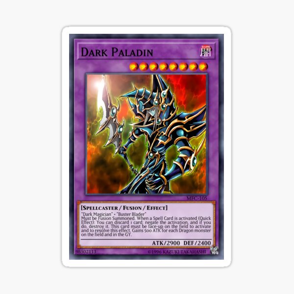 dark paladin yugioh card Dark Paladin (Anime Art) - 8 cards set main image 0