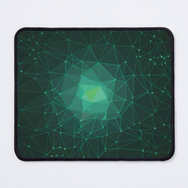 Item preview, Abstract Low Poly With Green Color designed and sold by JenTrinhArt.