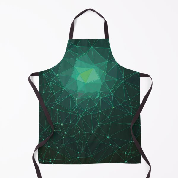 Item preview, Abstract Low Poly With Green Color designed and sold by JenTrinhArt.