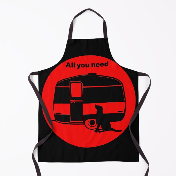 Item preview, ALL YOU NEED A DOG A CARAVAN RED2 designed and sold by Marni Scofidio Desi9ns.