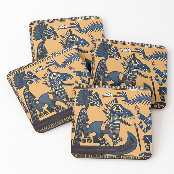 Item preview, Aztec gods fight with T.rex designed and sold by Thilina Kasthuriarachchi.