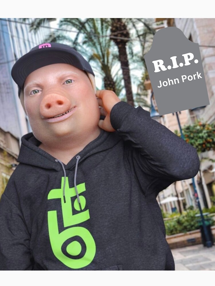 John Pork is 27 KM Away  Essential T-Shirt for Sale by MemesAndGiggles