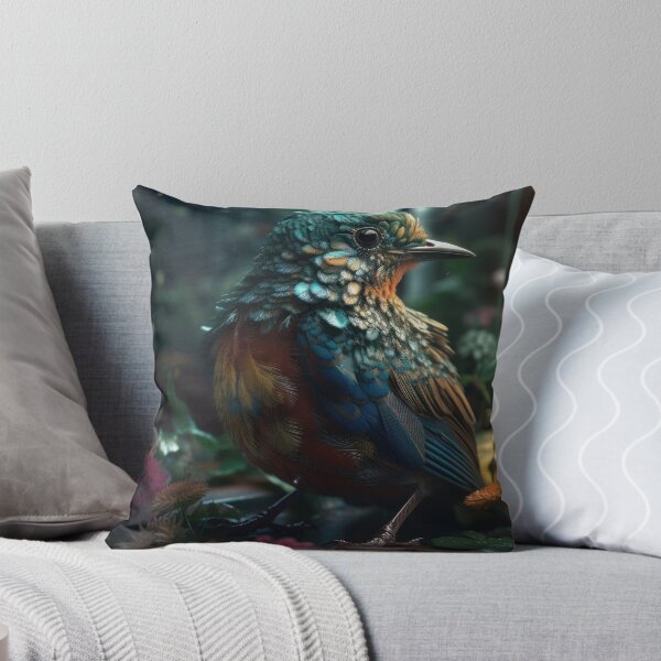 Item preview, Cute colorful bird with flowers designed and sold by TorriPhoto.