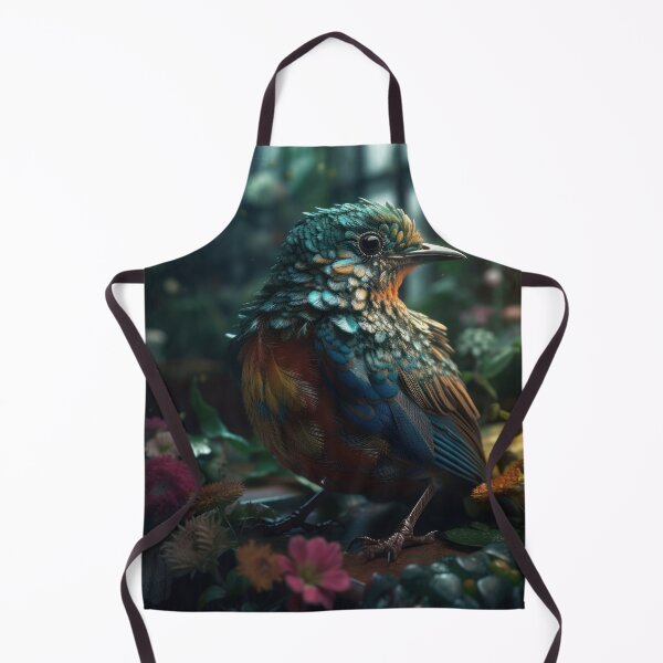 Item preview, Cute colorful bird with flowers designed and sold by TorriPhoto.
