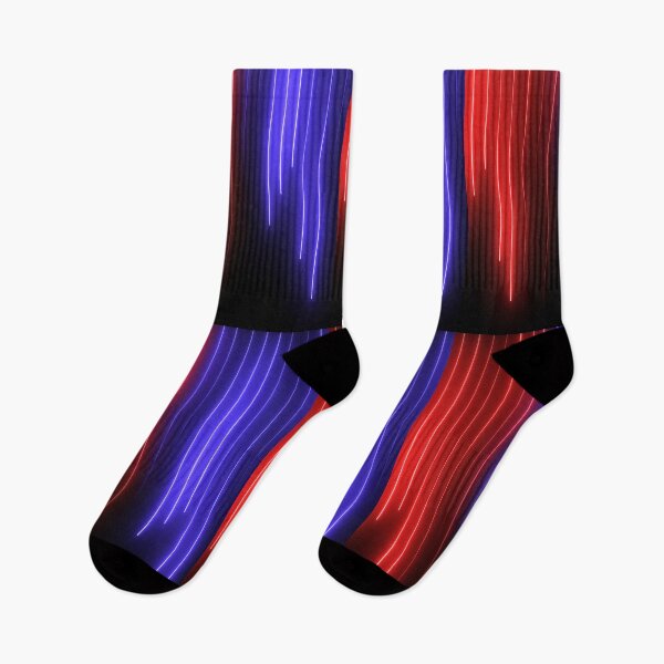 Item preview, Neon Red Blue Lines designed and sold by Cyra26.