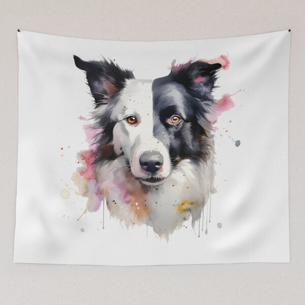 Aperçu de l'œuvre Art Border Collie | Border Collie coloré | Amant de border collie créée et vendue par henrique37.