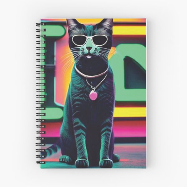 Item preview, cat daddy black cat vintage eighties style cat retro designed and sold by Batiz.