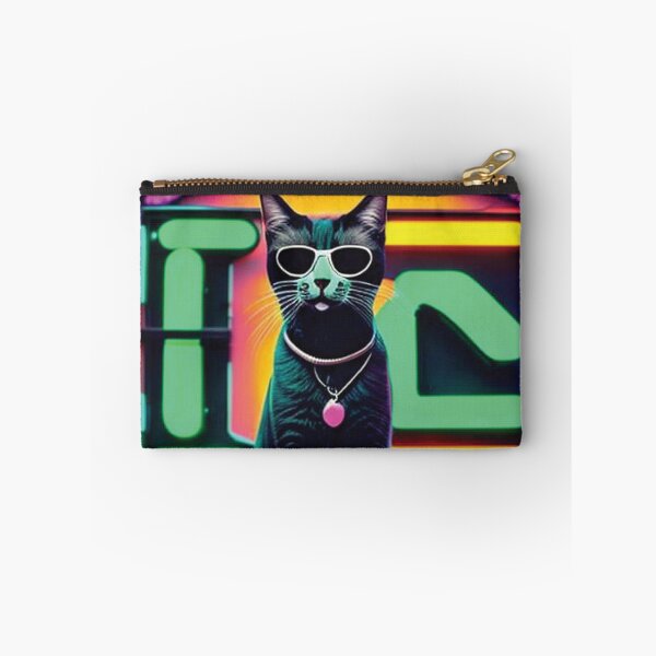 Item preview, cat daddy black cat vintage eighties style cat retro designed and sold by Batiz.