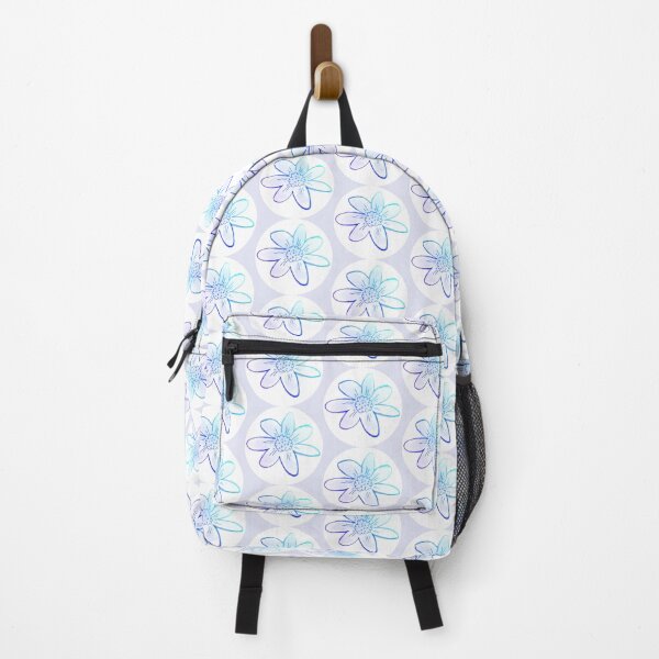 Item preview, Pastel blue flower painting sketch | Light blue flower drawing pattern designed and sold by lausn.