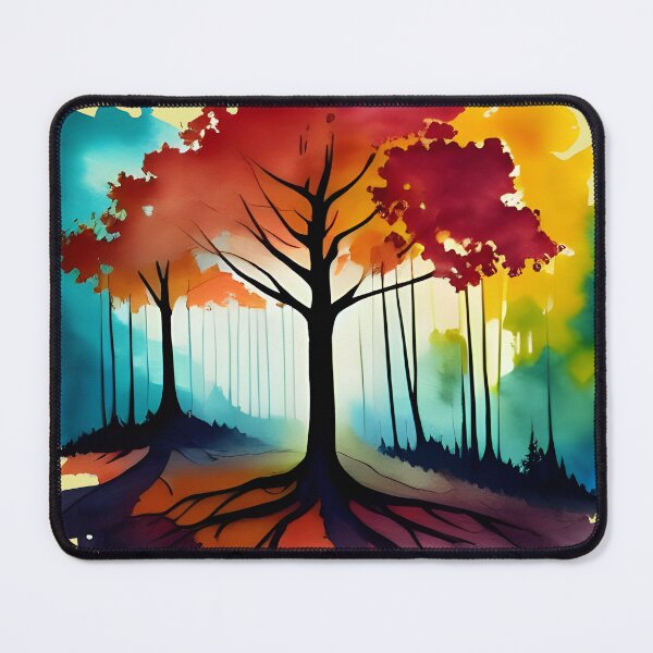 Item preview, Watercolor tree in fall and forest nature lover design designed and sold by patterncrow.