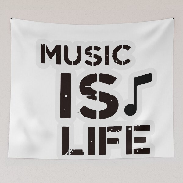 Item preview, music is life. sticker ,tshirt ,hats ,  Graphic T-Shirts  designed and sold by NWDORPS.