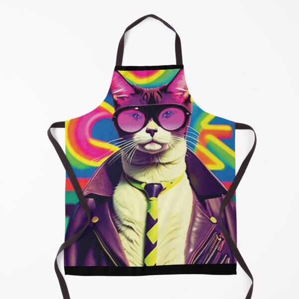 Item preview, cat daddy black cat vintage eighties style cat retro designed and sold by Batiz.