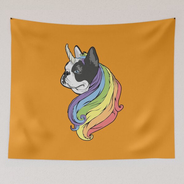 Item preview, Frenchie Unicorn rainbow bull dog designed and sold by boec gear.