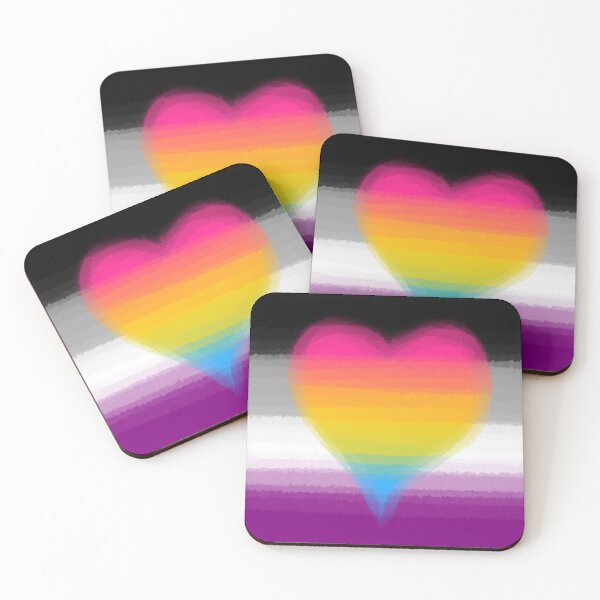Item preview, Watercolor Asexual Panromantic Pride Flag designed and sold by Sum-Thangs.