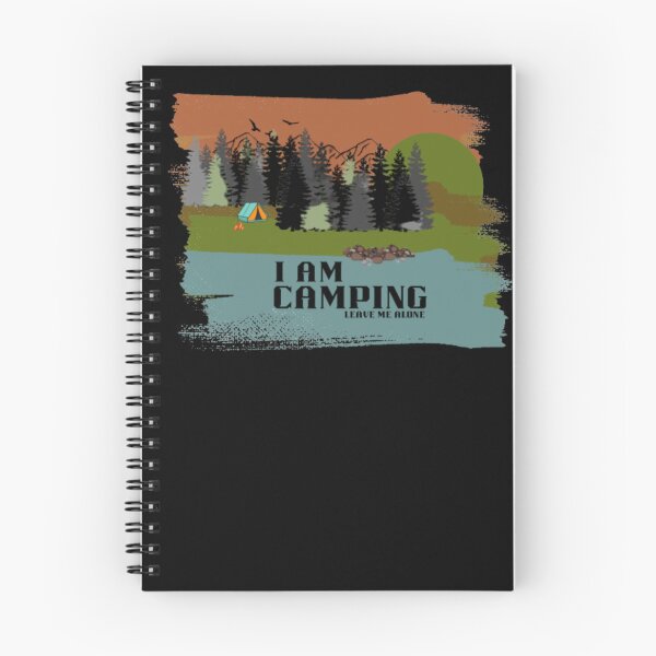Item preview, camping Leave me alone designed and sold by Justeecat.