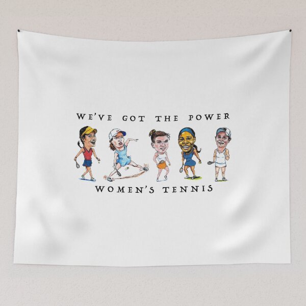 Item preview, We've got the power - womens tennis caricatures designed and sold by dizzycatbiz.