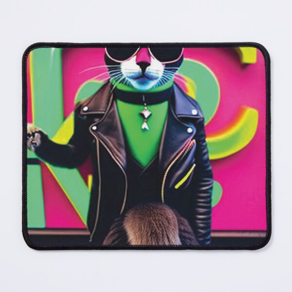 Item preview,  cat daddy black cat vintage eighties style cat retro designed and sold by Batiz.