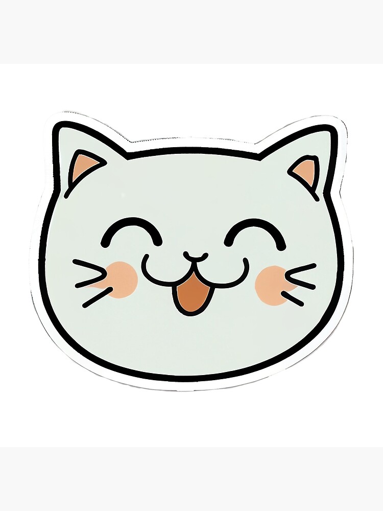 Cat love cute smile hug lover logo icon illustration on