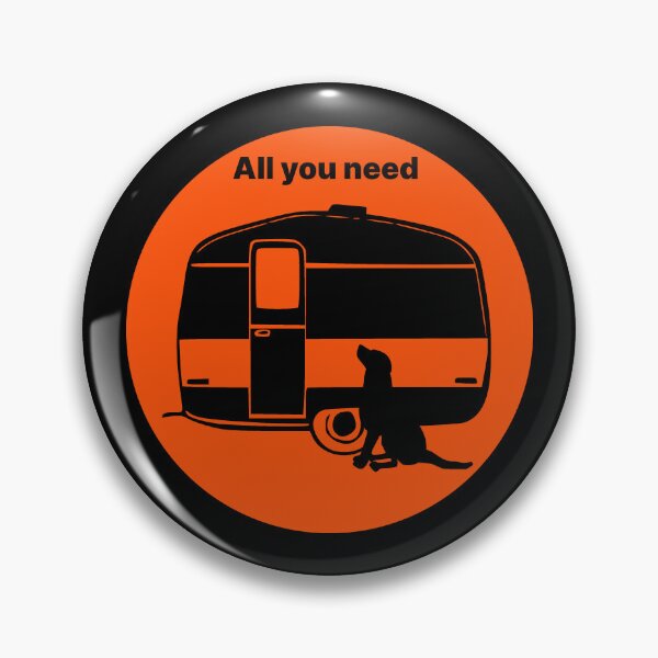 Item preview, ALL YOU NEED A DOG A CARAVAN ORANGE2 designed and sold by Marni Scofidio Desi9ns.