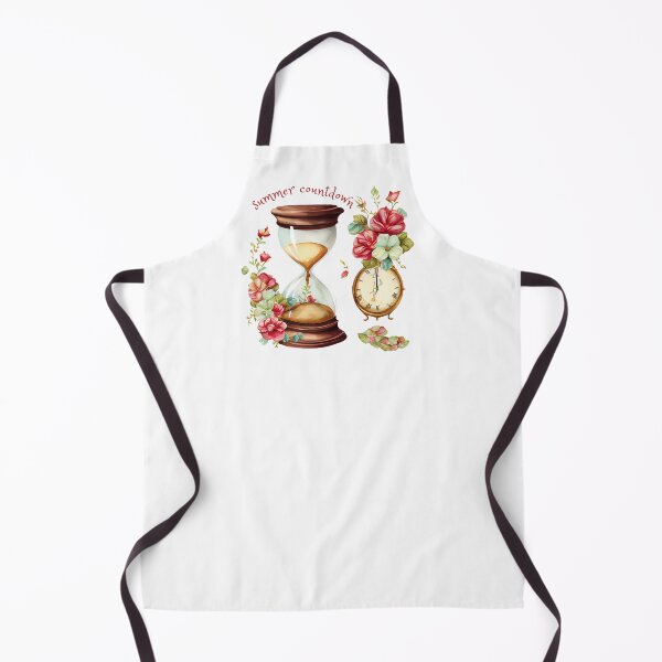 Item preview, Summer Countdown - Watercolour Hourglass and Flowers designed and sold by CreativNode.