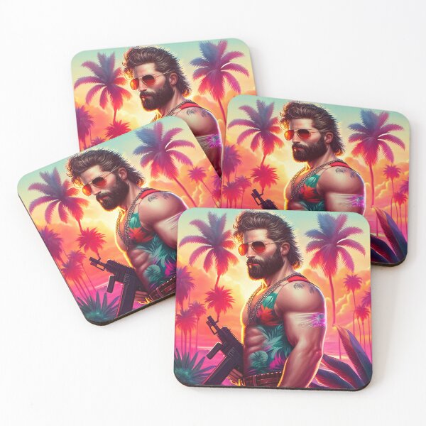 Item preview, Colorful Miami vibes designed and sold by GeekLabz.