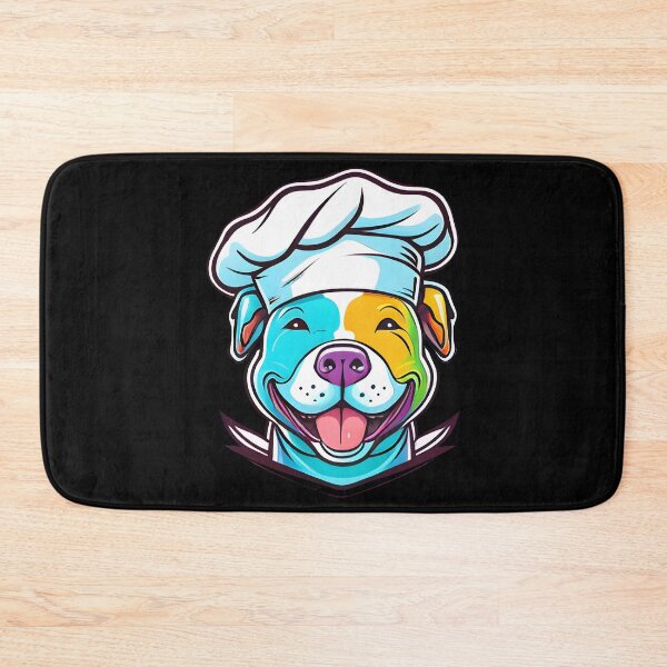 Item preview, Colorful Kawaii Pit Bull Chef designed and sold by Leonardo Palumbo.