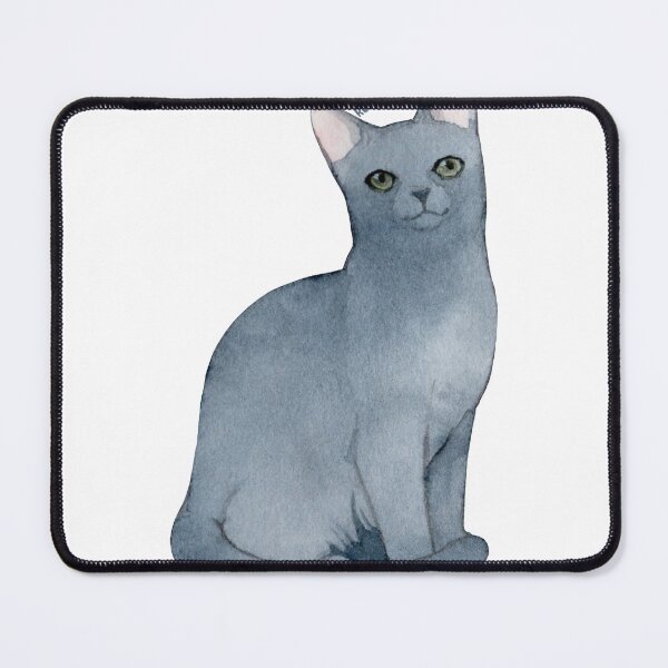 Item preview, Russian Blue Cat designed and sold by Abdessamad HAFIANI ⭐⭐⭐⭐⭐.