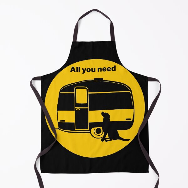 Item preview, ALL YOU NEED A DOG A CARAVAN YELLOW2 designed and sold by Marni Scofidio Desi9ns.