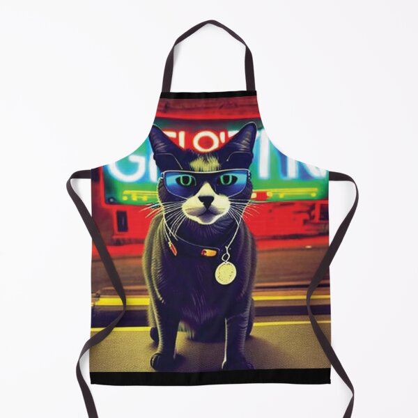 Item preview, cat daddy black cat vintage eighties style cat retro designed and sold by Batiz.