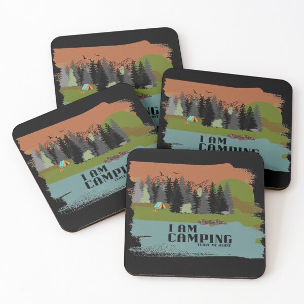 Item preview, camping Leave me alone designed and sold by Justeecat.