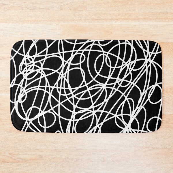 Item preview, Black and White Chalkboard Swirly Doodle Design, made by EndlessEmporium designed and sold by EndlessEmporium.