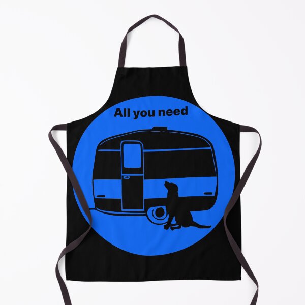 Item preview, ALL YOU NEED A DOG A CARAVAN BLUE2 designed and sold by Marni Scofidio Desi9ns.