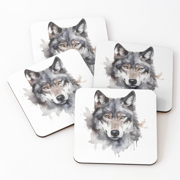Item preview, Dark Wolf Art | Colorful Dark Wolf | Dark Wolf Lover designed and sold by henrique37.