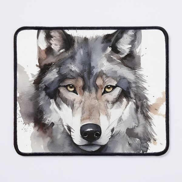 Item preview, Dark Wolf Art | Colorful Dark Wolf | Dark Wolf Lover designed and sold by henrique37.
