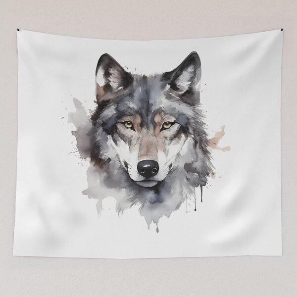 Item preview, Dark Wolf Art | Colorful Dark Wolf | Dark Wolf Lover designed and sold by henrique37.