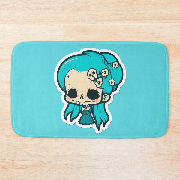 Item preview, Cute Chibi SkullGirl designed and sold by RoboRembrandt.