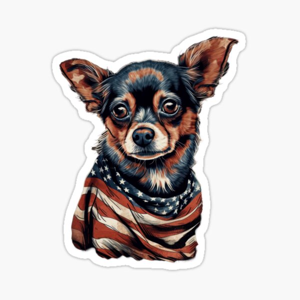 Chihuahua Ankle Biter Sticker for Sale by DoubleDownRB