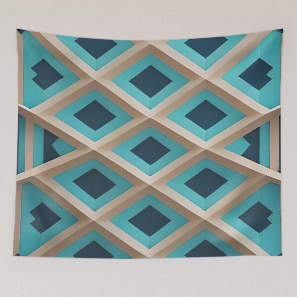 Item preview, Geometric Repeating Pattern designed and sold by candlewithhare.