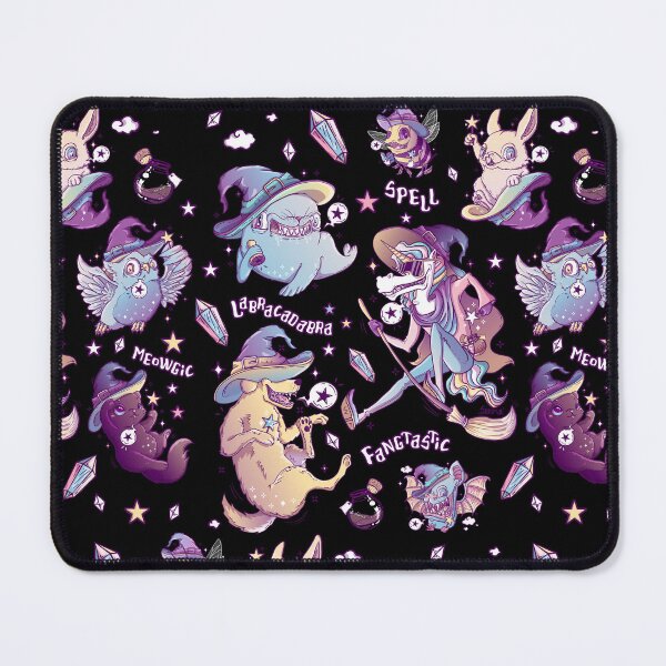 Item preview, Magical animal puns cartoon style vector pattern designed and sold by SPIRIMAL.