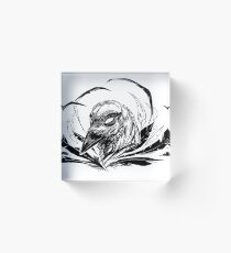 Crow-crow Acrylic Block