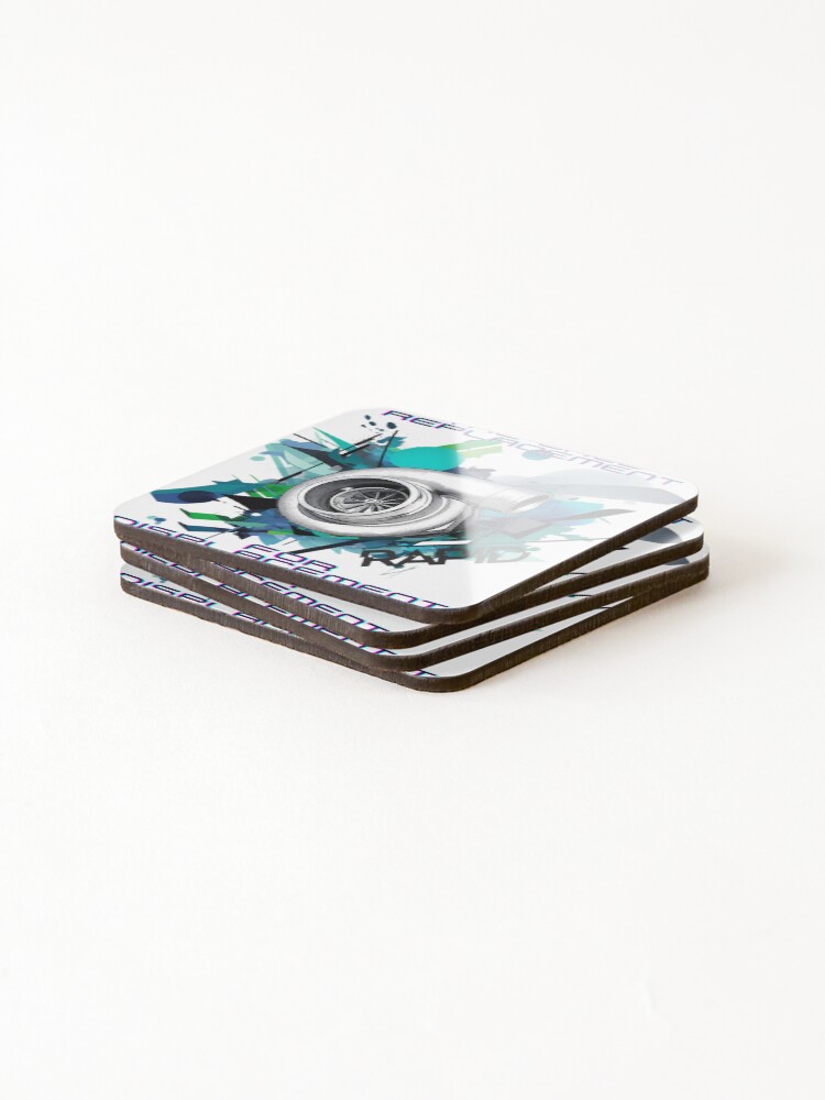 Thumbnail 4 of 5, Coasters (Set of 4), Replacement For Displacement designed and sold by RAPiD81.