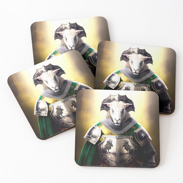 Item preview, Sheep Knight - Steven designed and sold by Highlandkings.