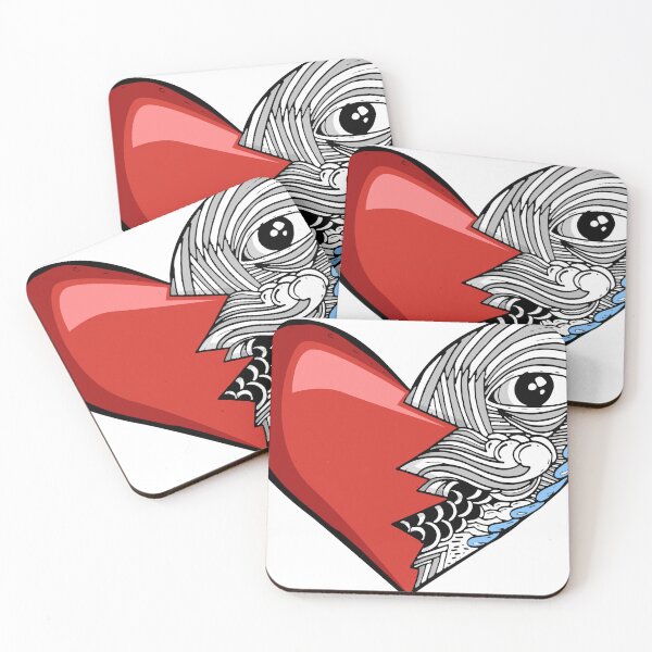 Item preview, garabato de corazón roto designed and sold by Martin Reyes.