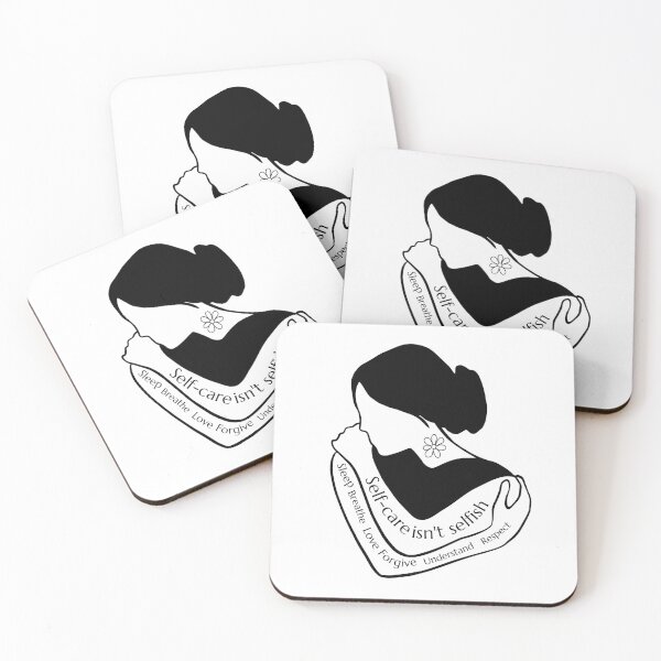 Item preview, Self Care isn't selfish black and white designed and sold by Creativity Zone.