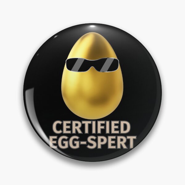Item preview, Certified Eggspert Happy Easter Egg Cute Funny Easter Egg Hunt Golden Egg Sunglasses designed and sold by CarantinedChaos.